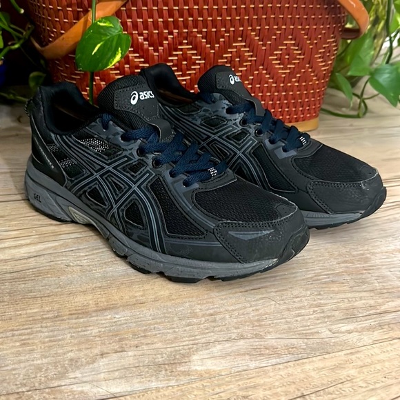 Asics Other - 🟢ASICS | Gel-Venture 6 | Black/Blue Camo/ | comfortable | Gel Inserts New,Laces